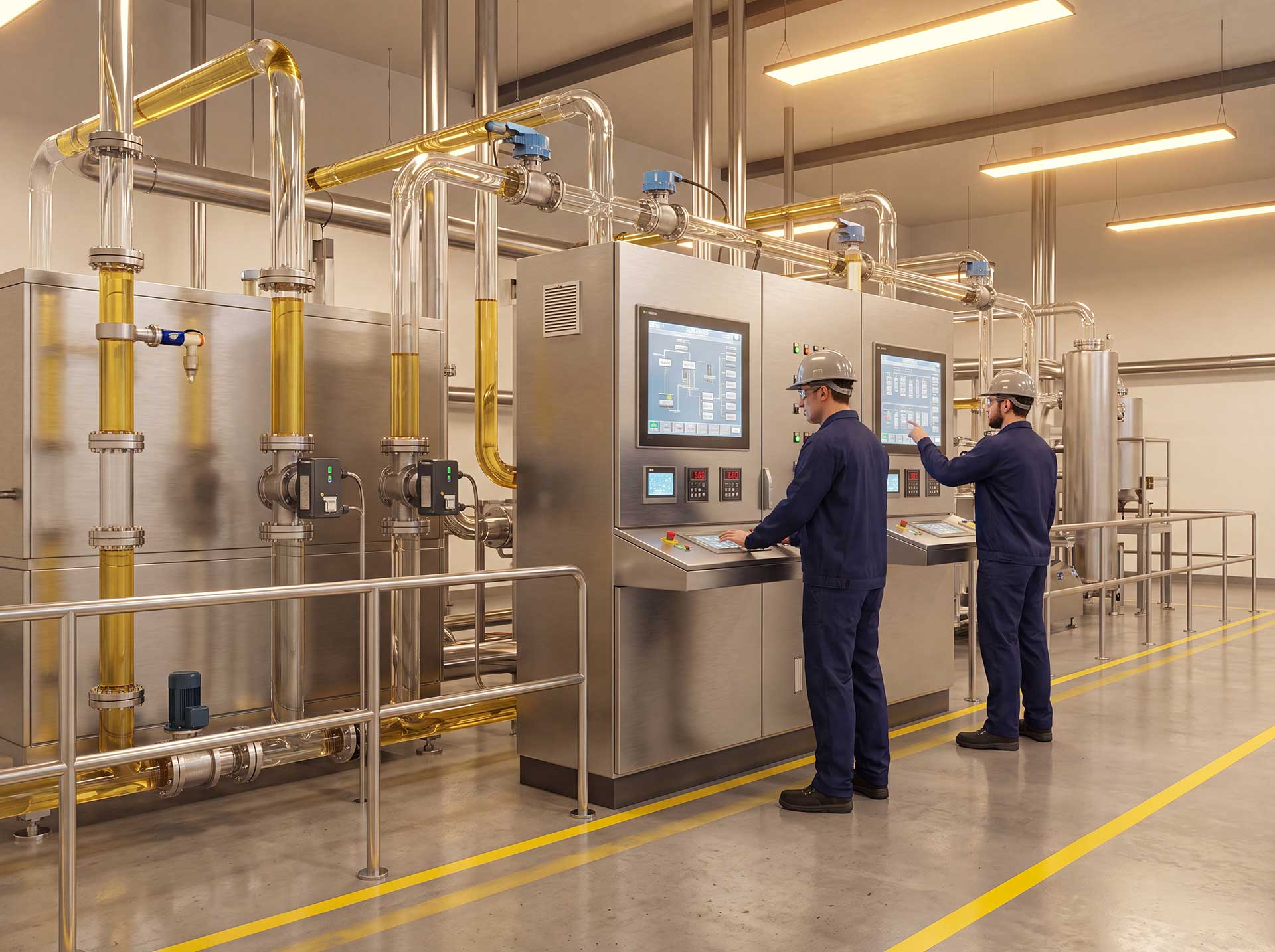 Solvent extraction plant at Pakistan Oil Mills