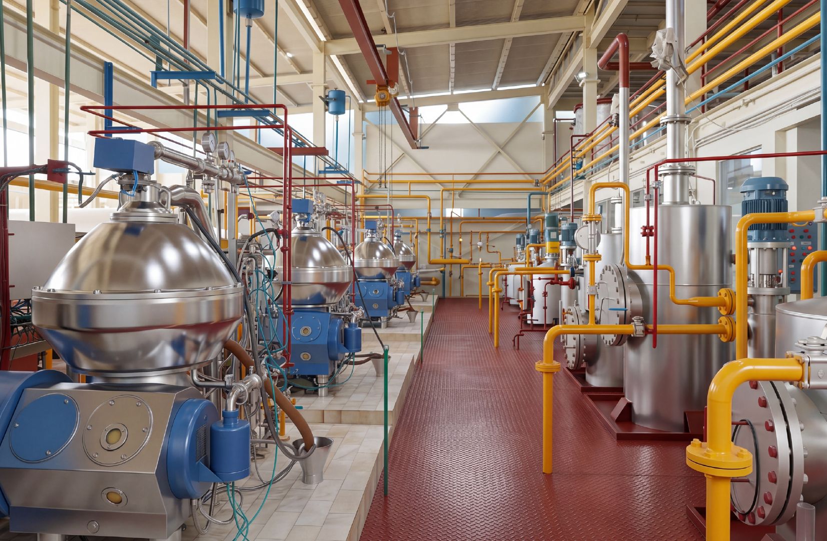 Modern oil refining and bottling at Pakistan Oil Mills